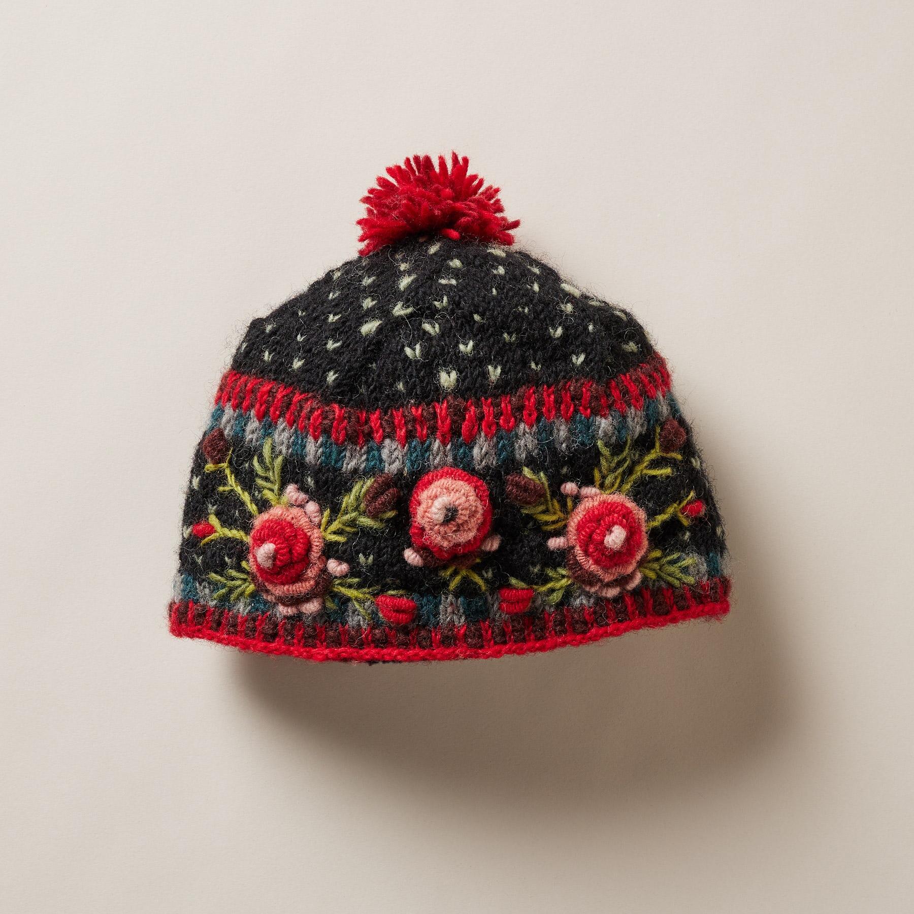 Premium Frosty Blooms Beanie
