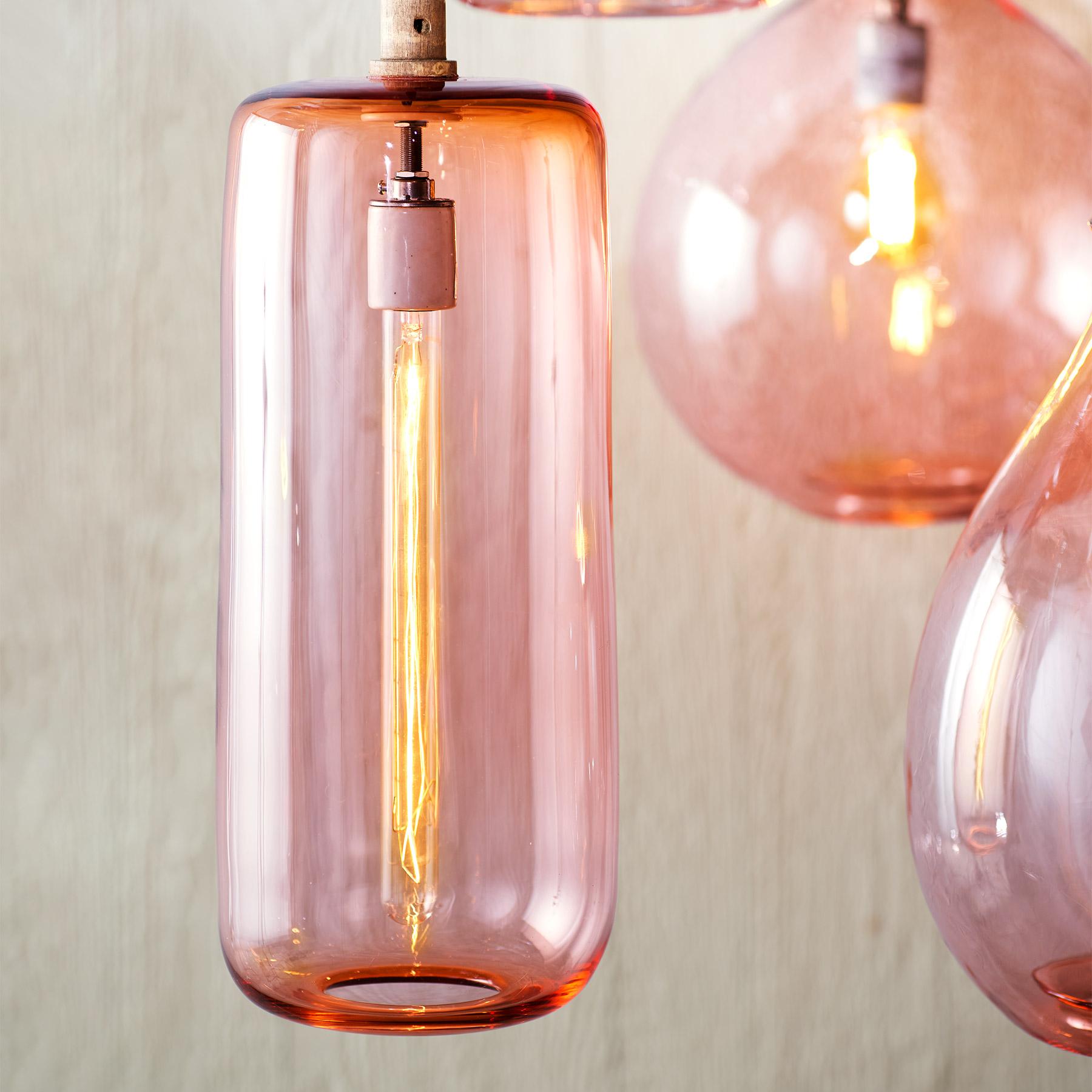 Premium Salon Glass Cylinder Pendant