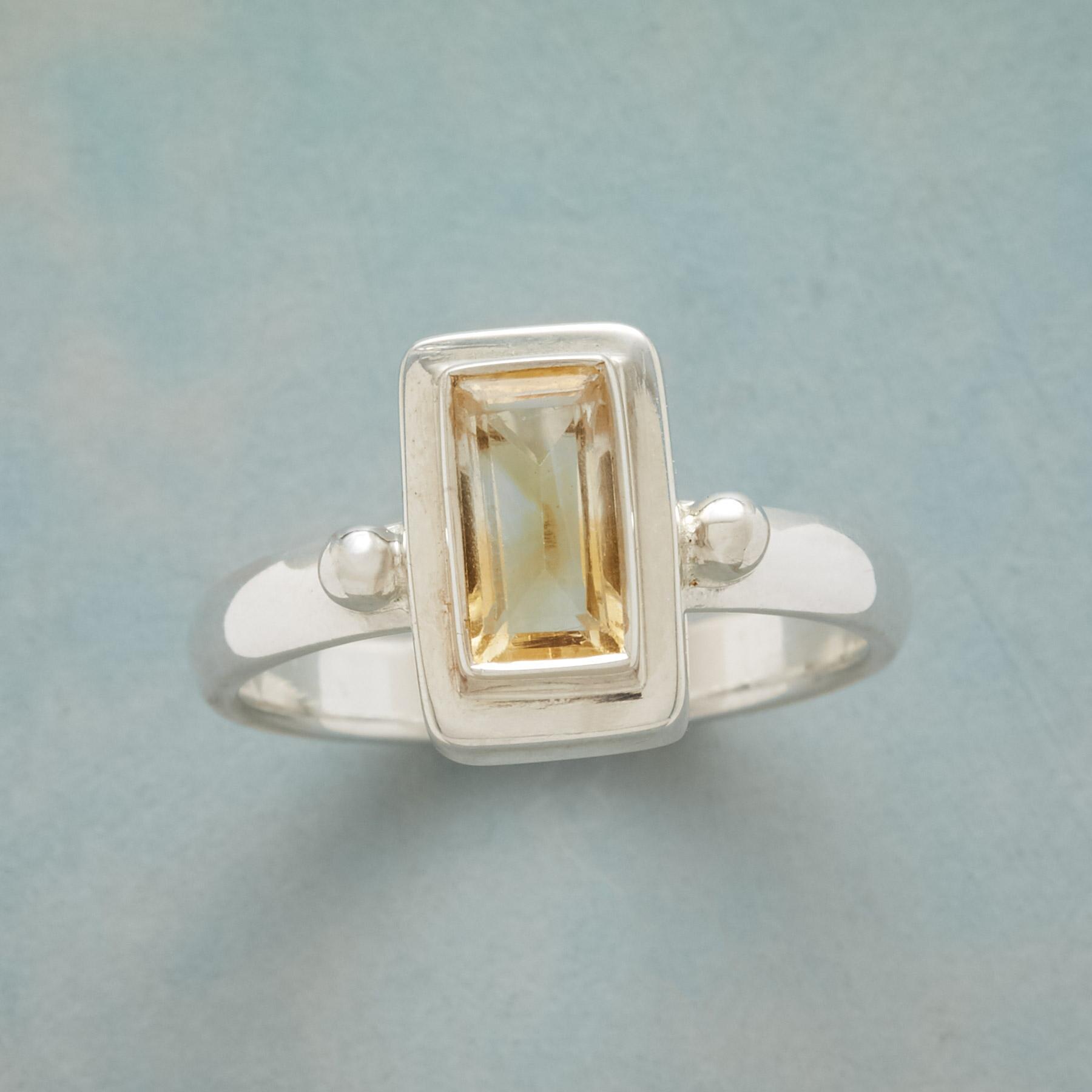Premium Citrine Step Up Ring