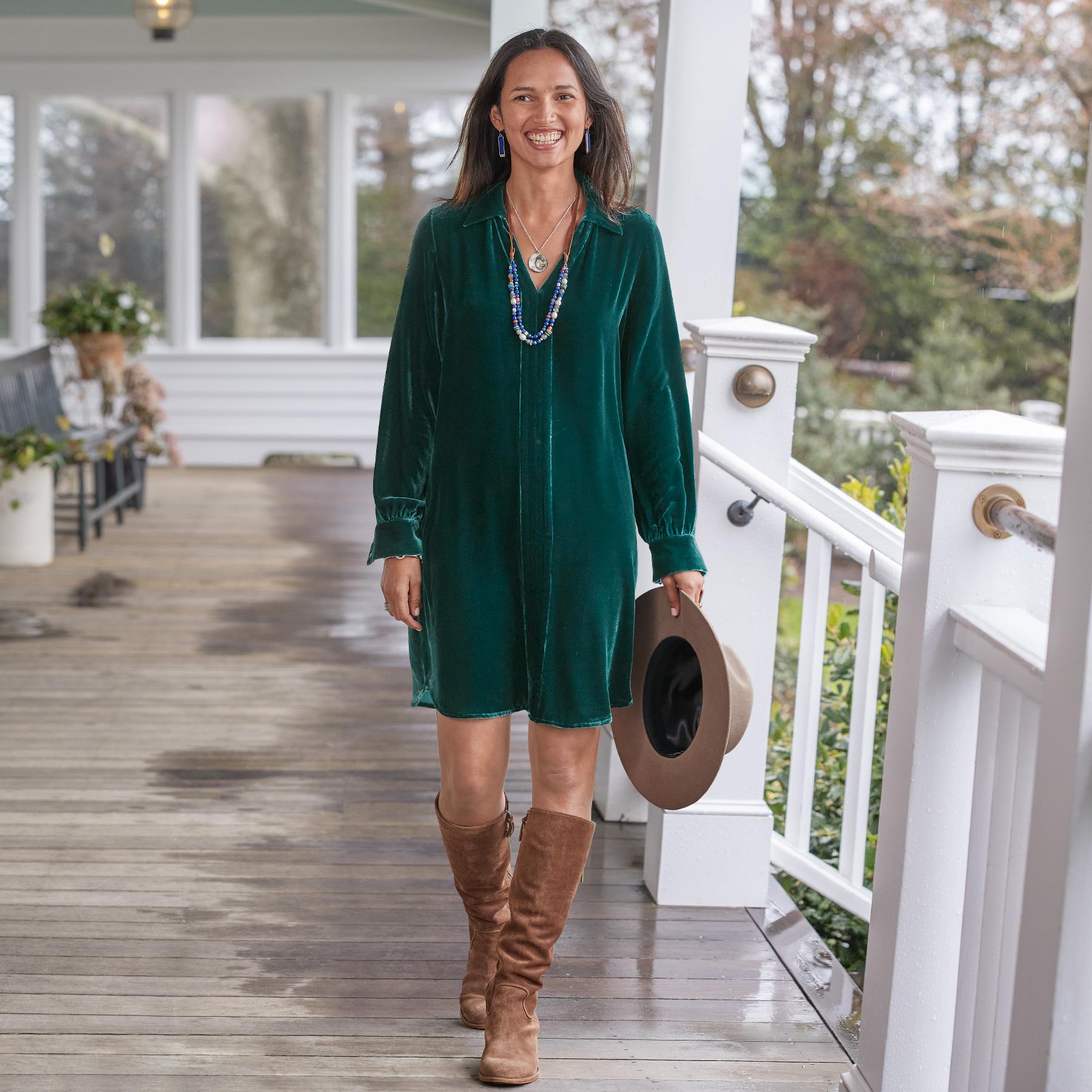 Premium Nia Velvet Dress