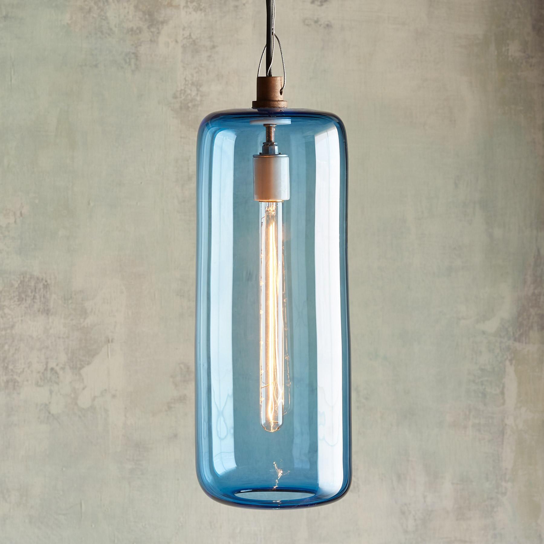 Premium Salon Glass Cylinder Pendant