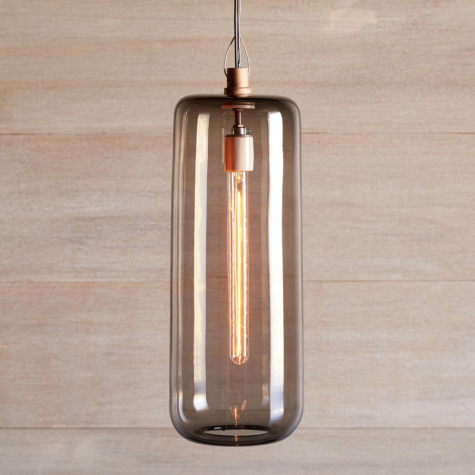 Premium Salon Glass Cylinder Pendant
