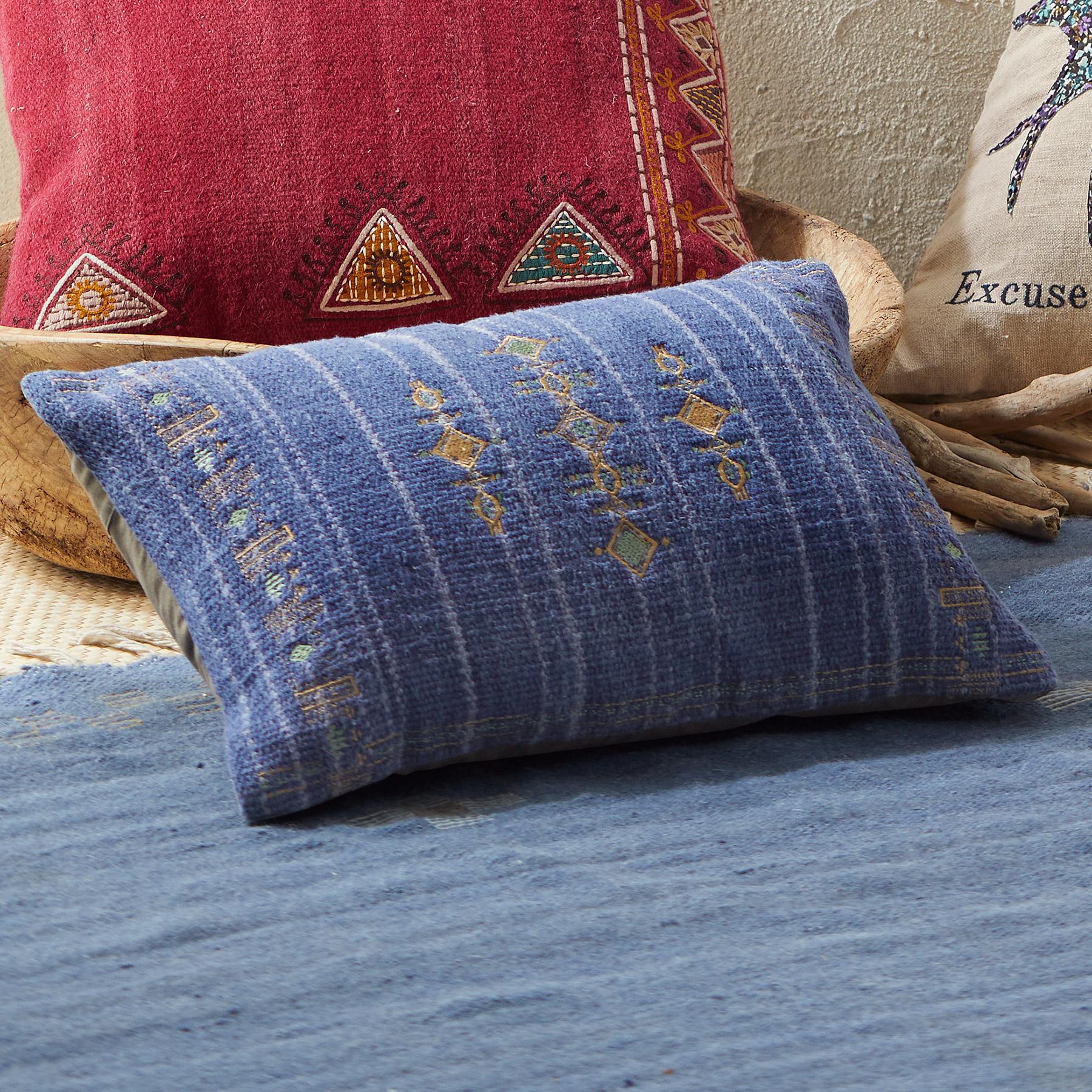 Premium Sunset Ridge Navy Pillow