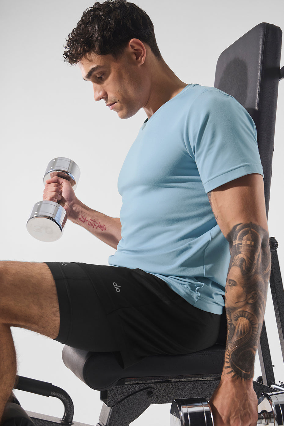 Premium Conquer Reform Crewneck Short Sleeve - Celestial Blue
