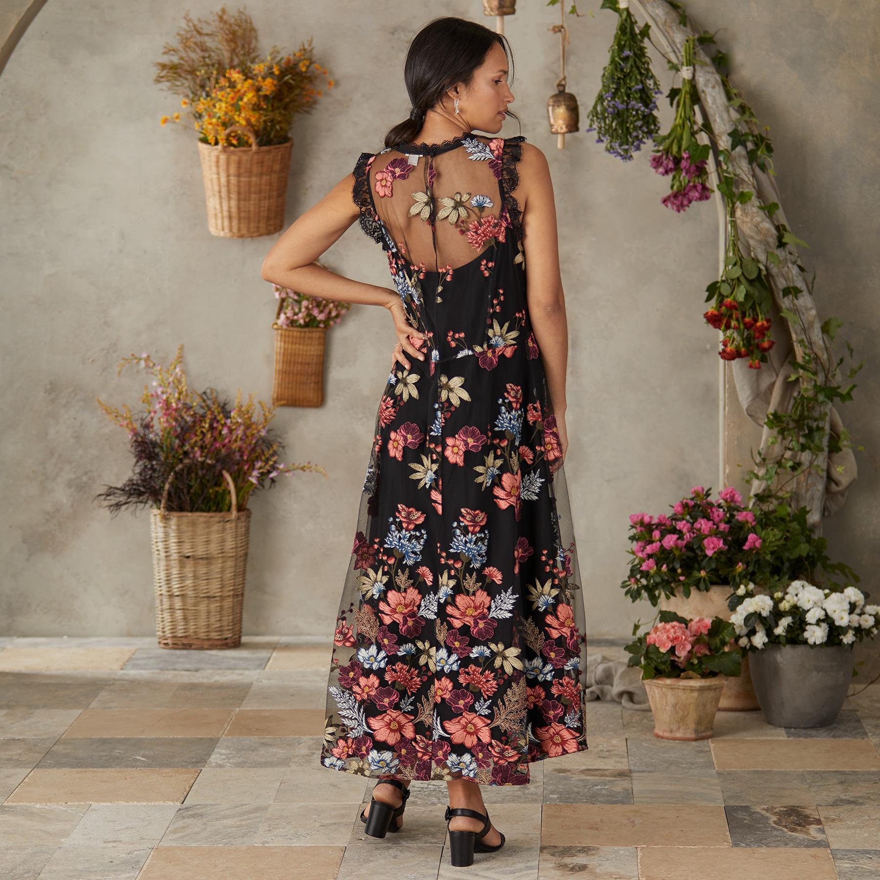 Premium Chinon Fleur Petite Dress