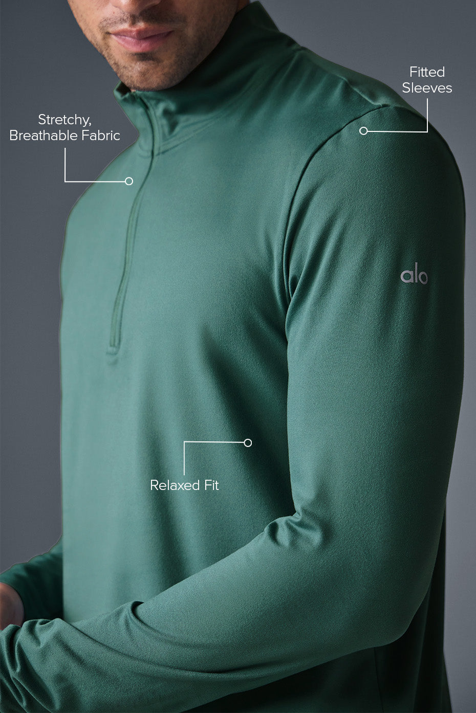 Ultimate Conquer 1/4 Zip Reform Long Sleeve - Winter Ivy