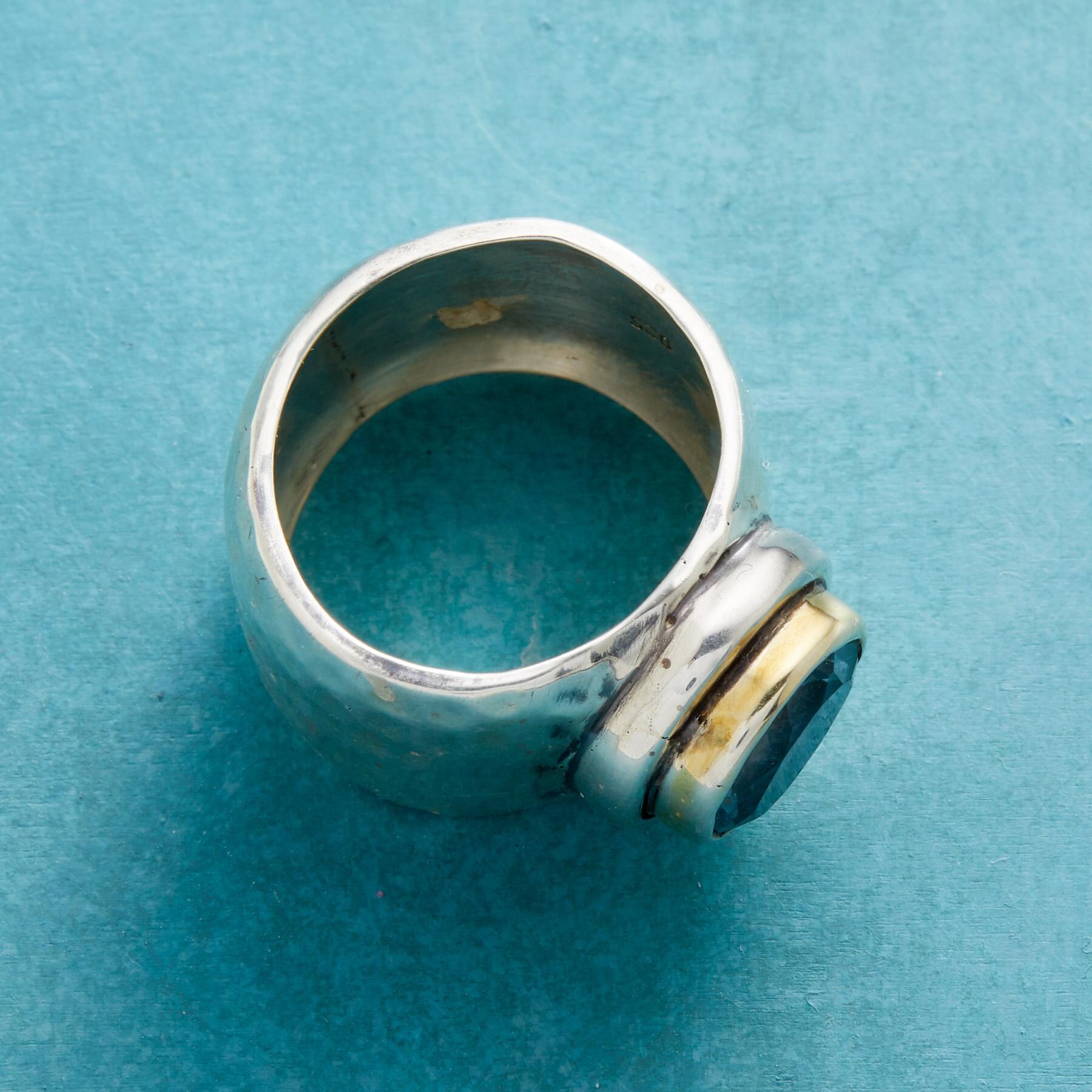 Exquisite Tipsy Topaz Ring
