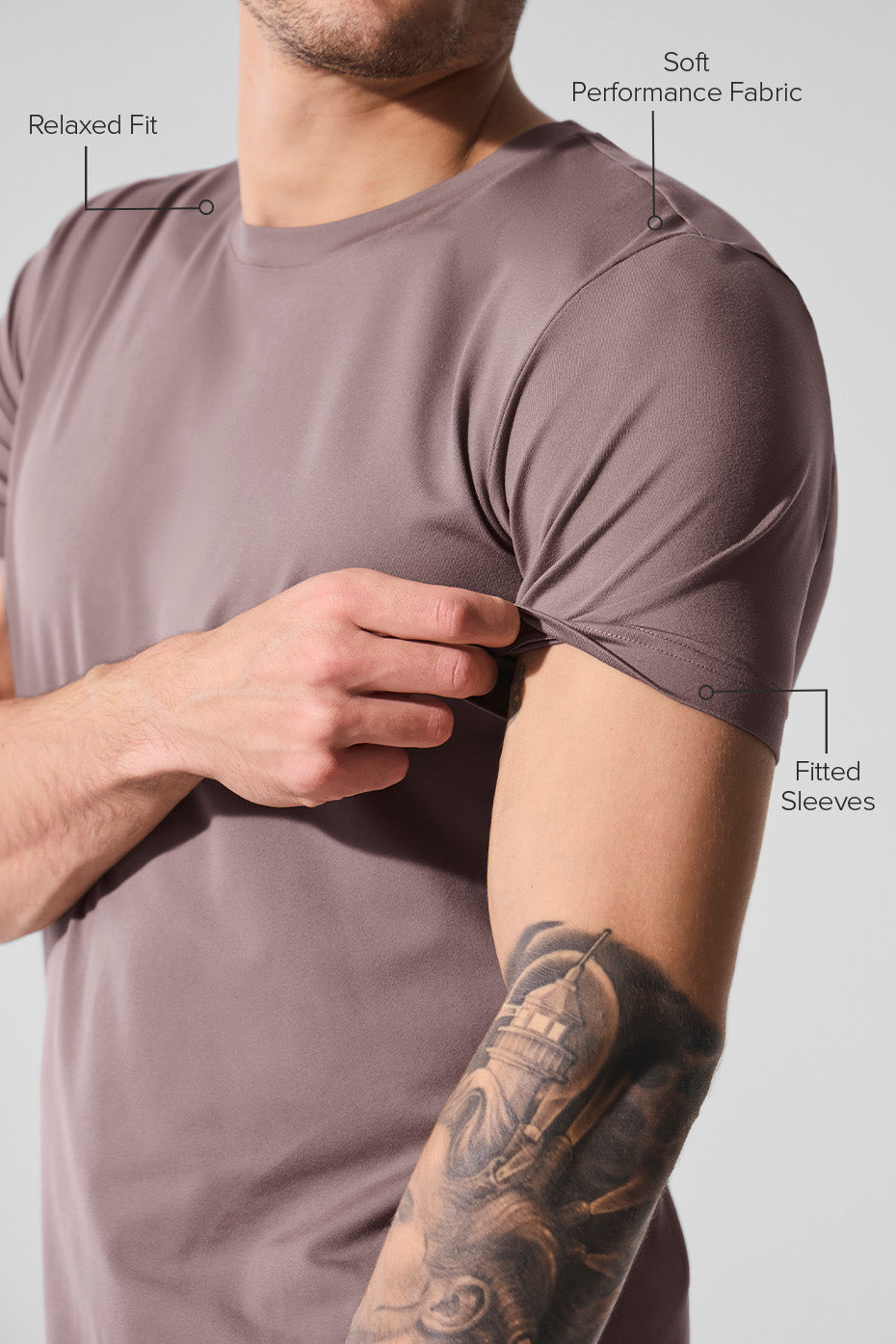 Ultimate Conquer Reform Crewneck Short Sleeve - Mushroom