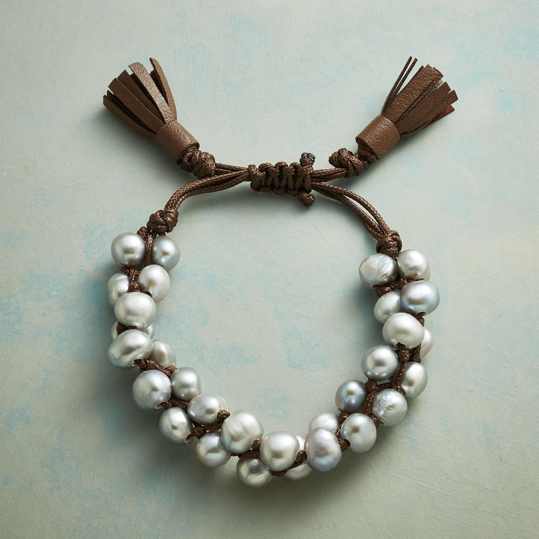 Premium Tassled Pearl Bracelet