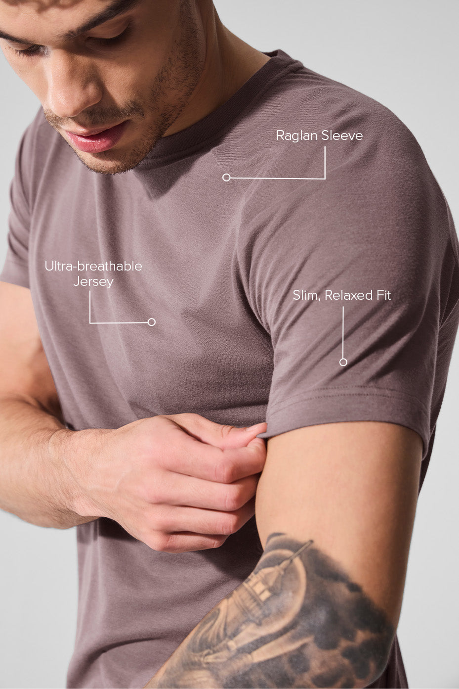 Ultimate Triumph Raglan Tee - Mushroom