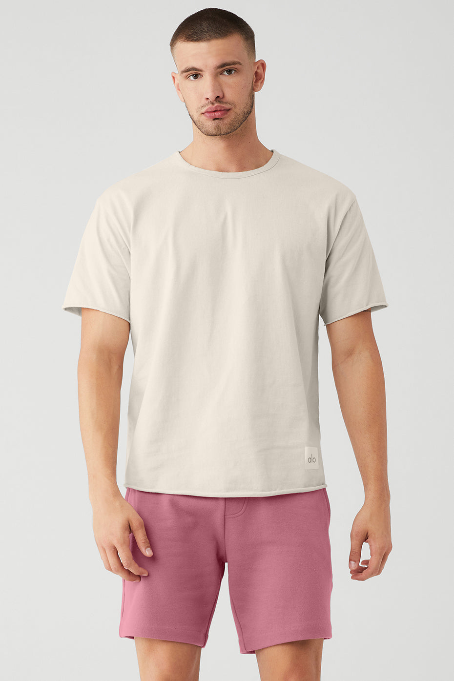 Premium Society Crewneck Tee - Bone