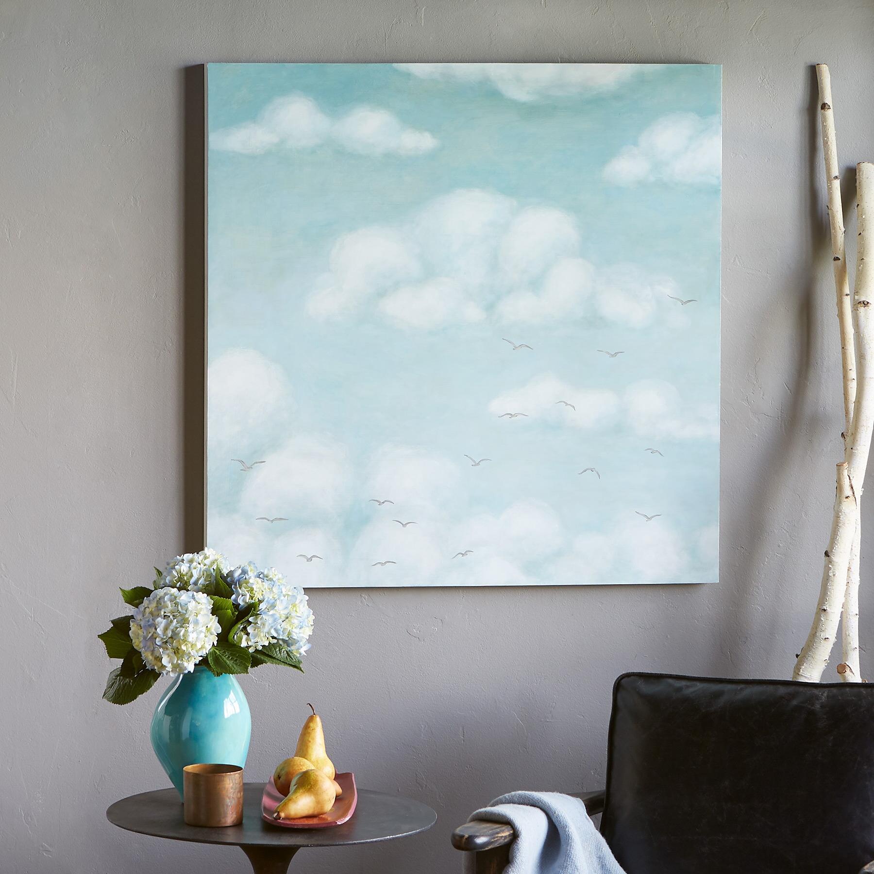 Premium Above The Clouds Painting