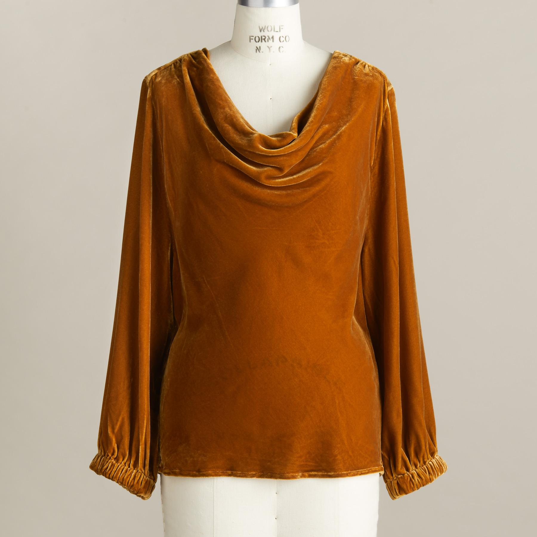 Premium Ophelia Velvet Top - Petites