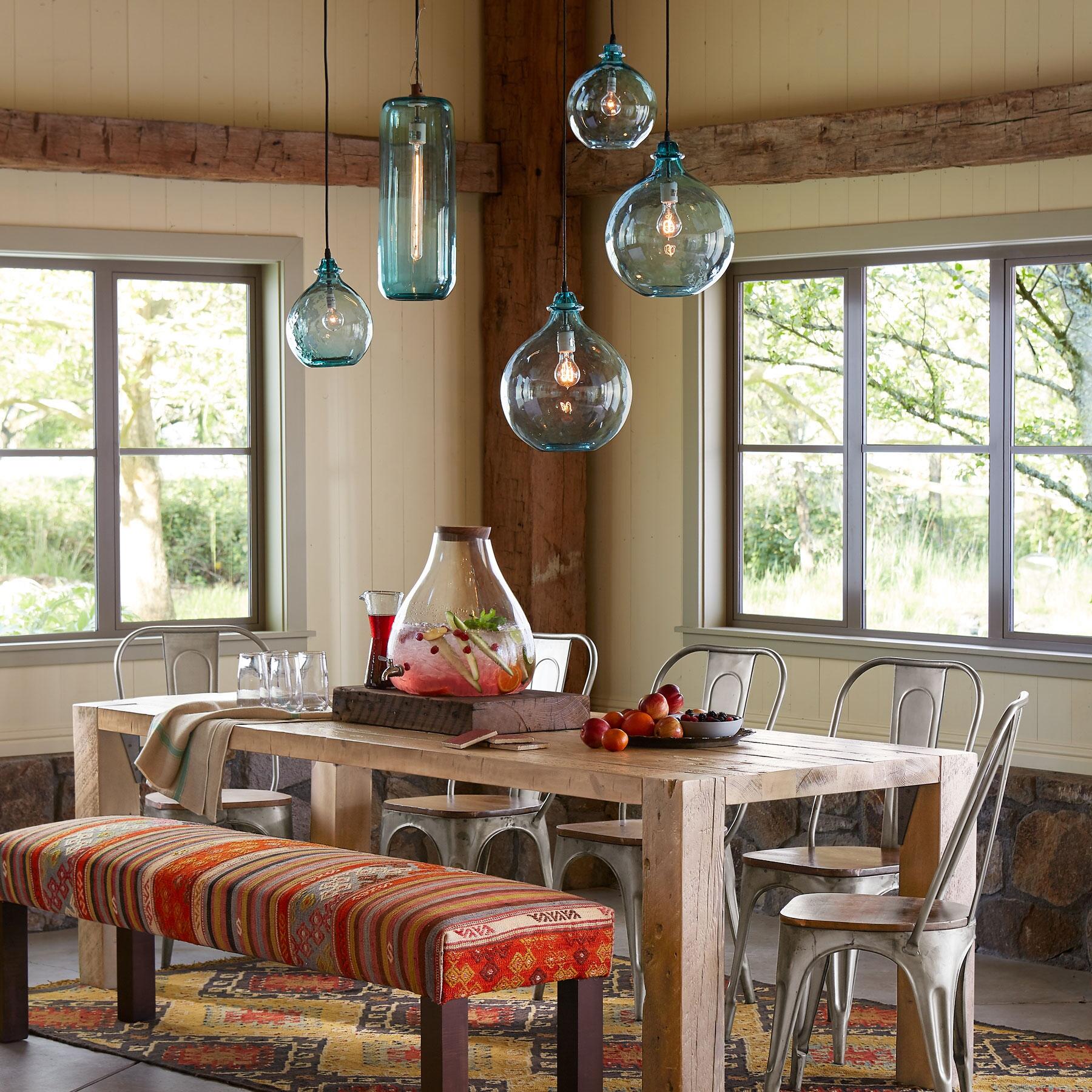 Premium Salon Glass Cylinder Pendant