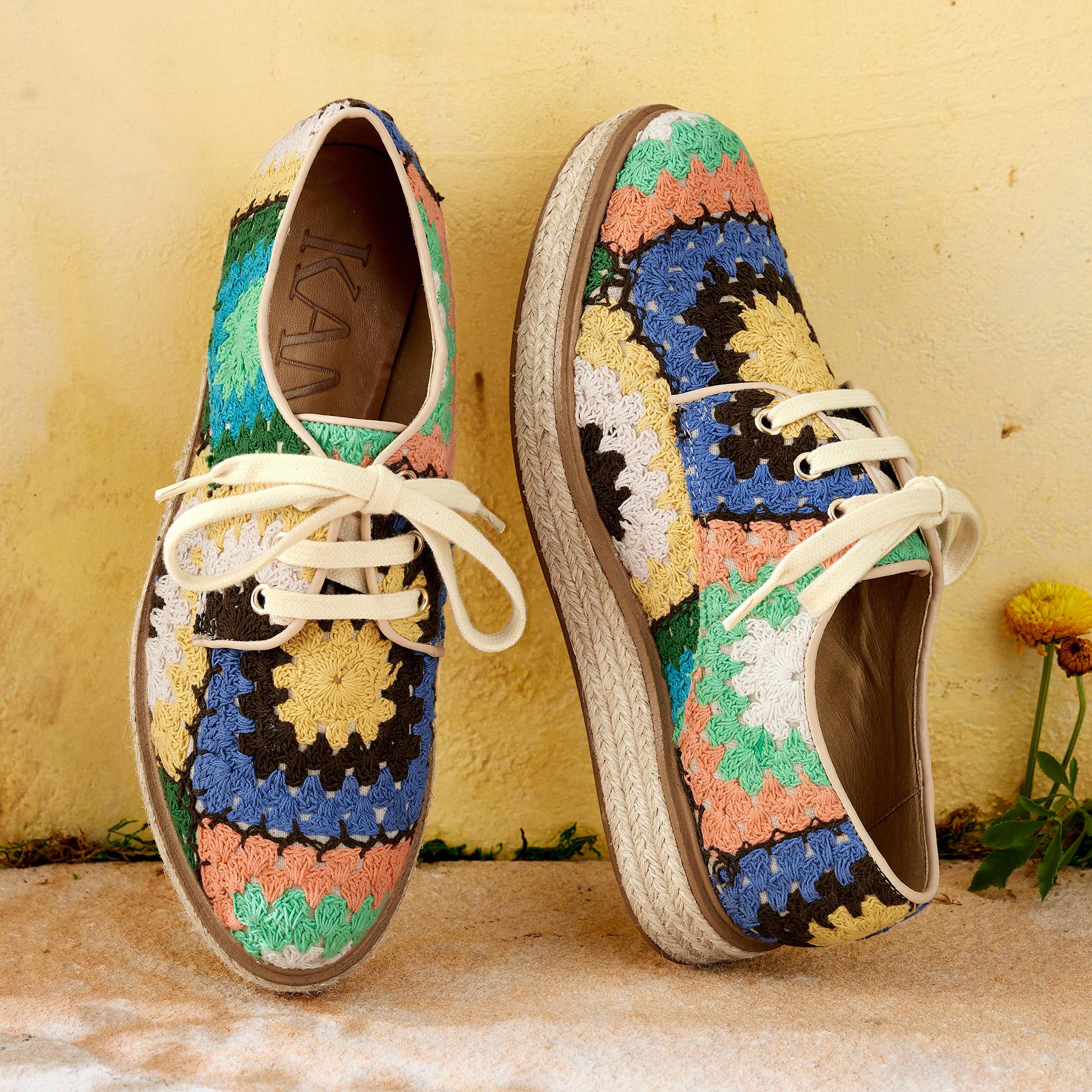 Premium Tejer Espadrille Lace-Up Shoes