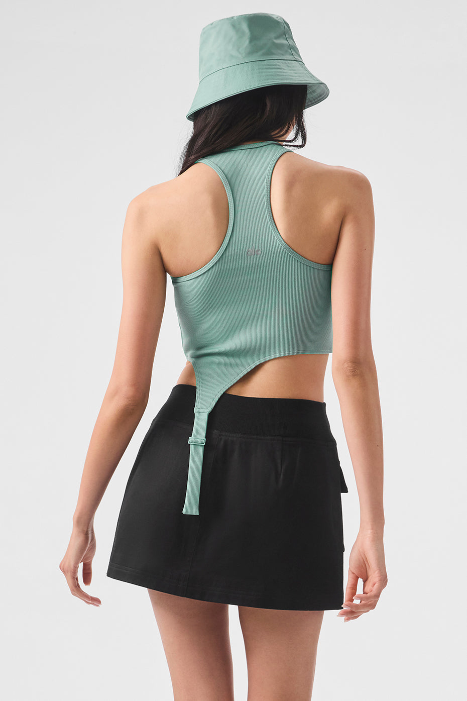 Premium Alosoft Ribbed Revelation Tank - Botanical Green