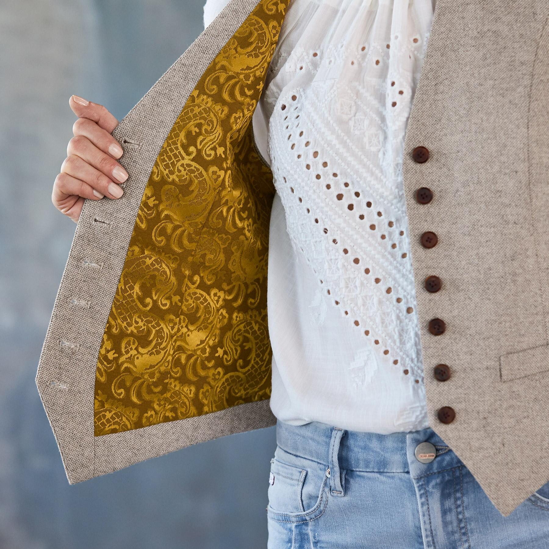 Premium Men's Tweed Vest