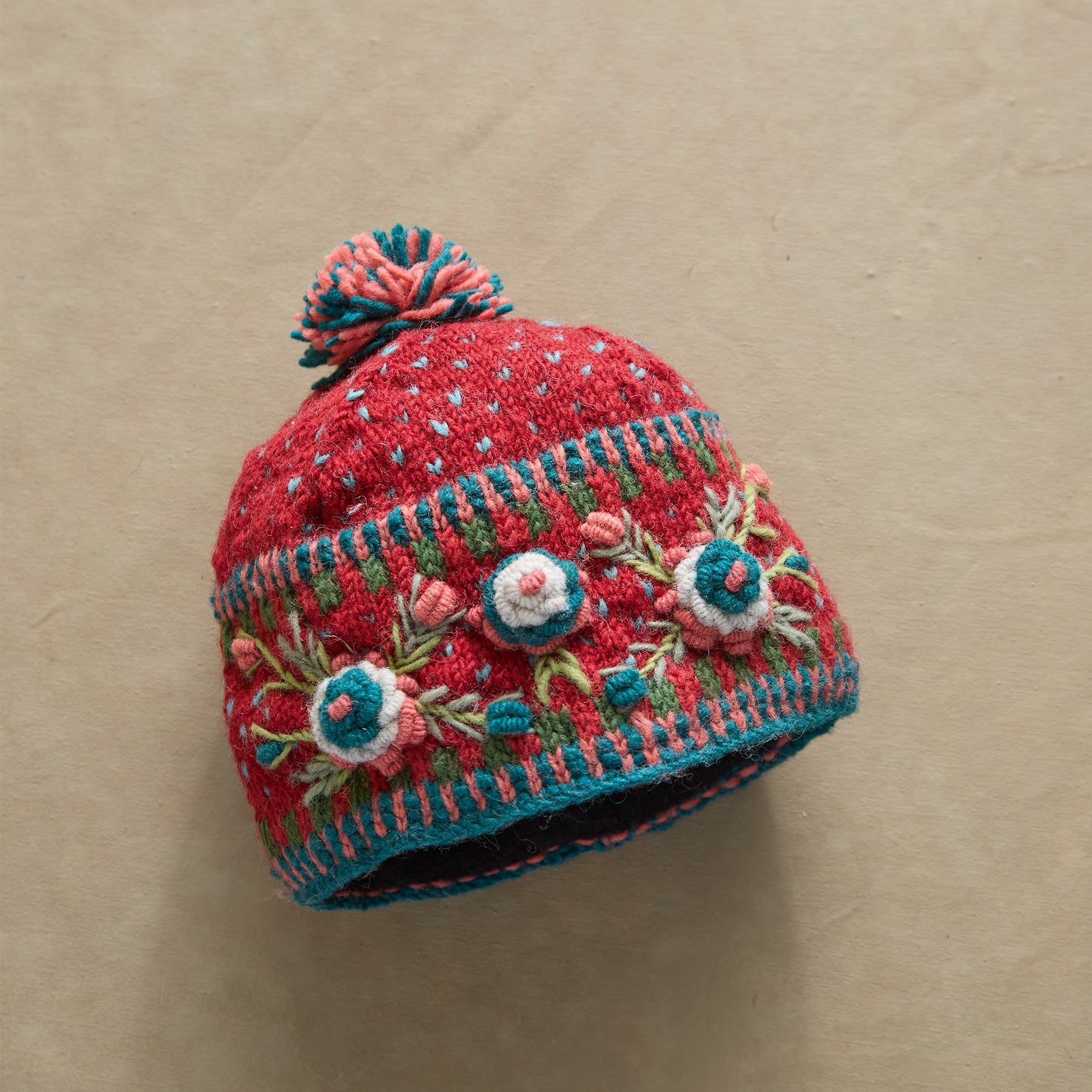 Premium Frosty Blooms Beanie