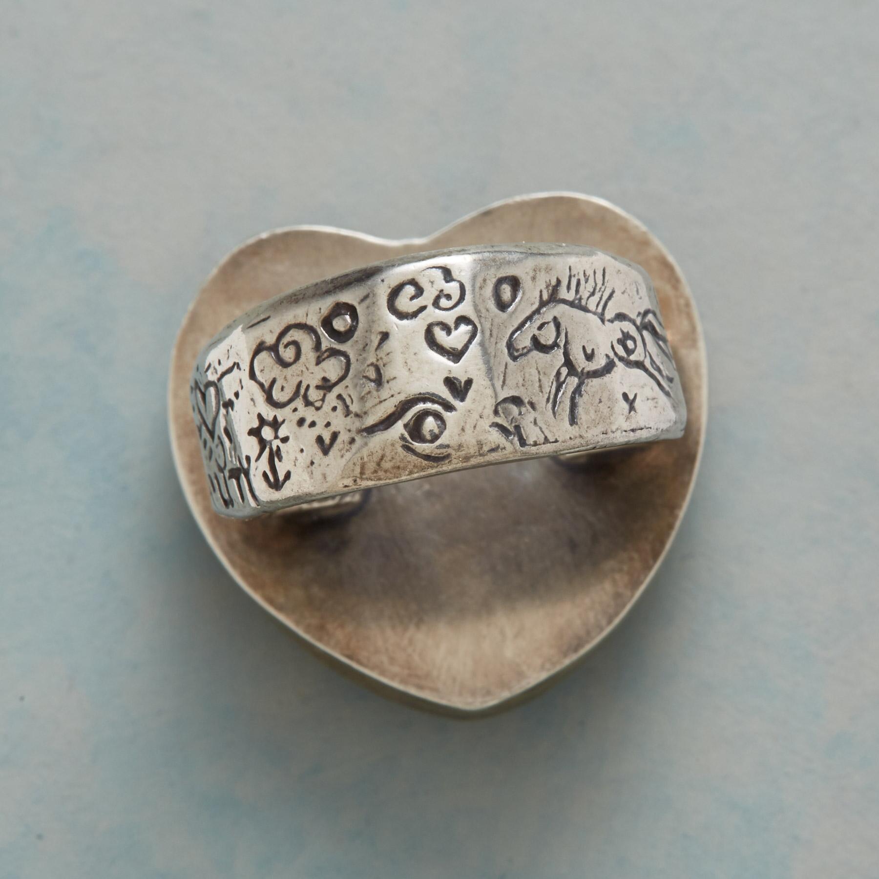 Premium Turquoise Heartbeat Ring