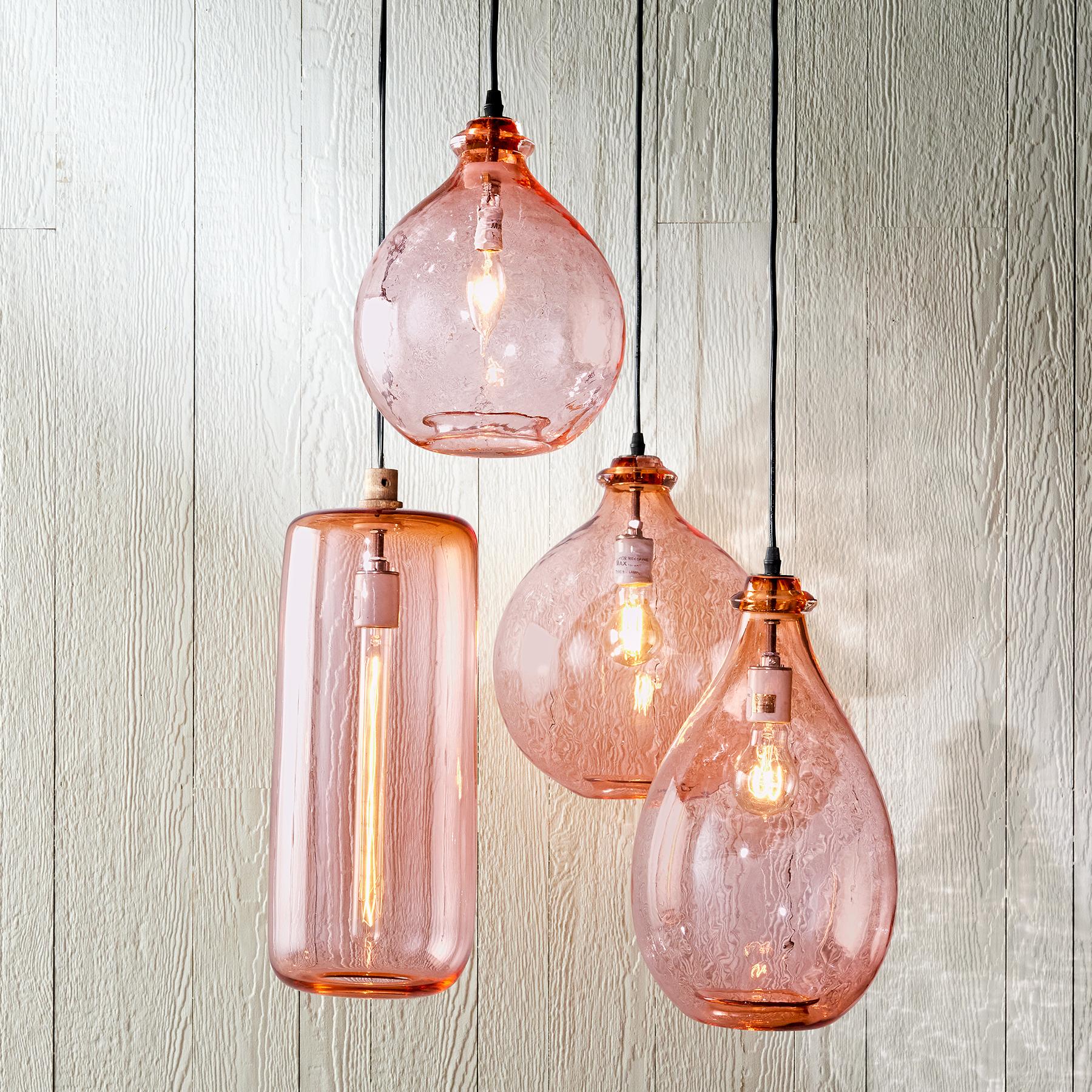 Premium Salon Glass Cylinder Pendant