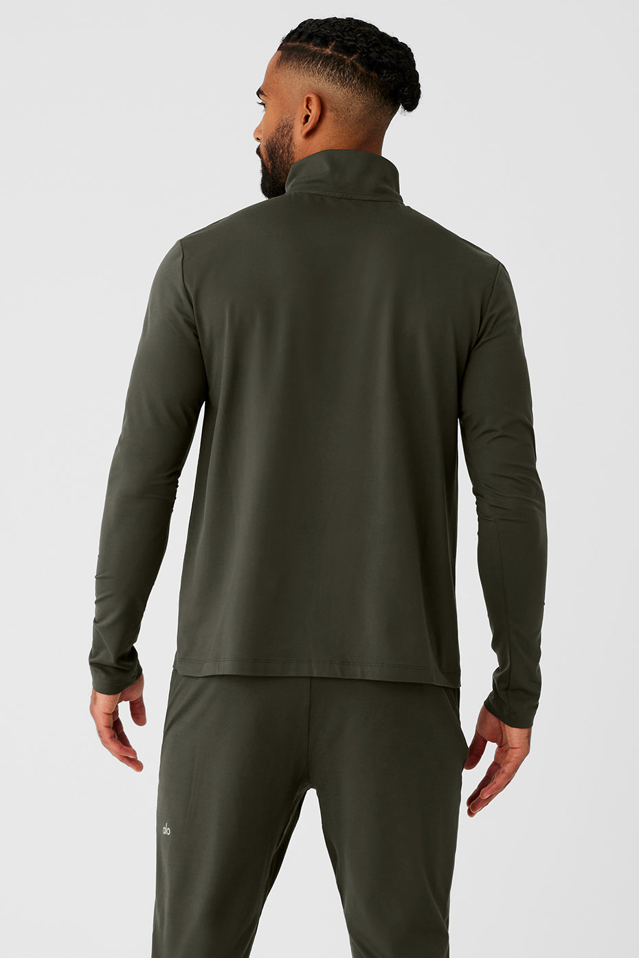 Ultimate Conquer 1/4 Zip Reform Long Sleeve - Stealth Green