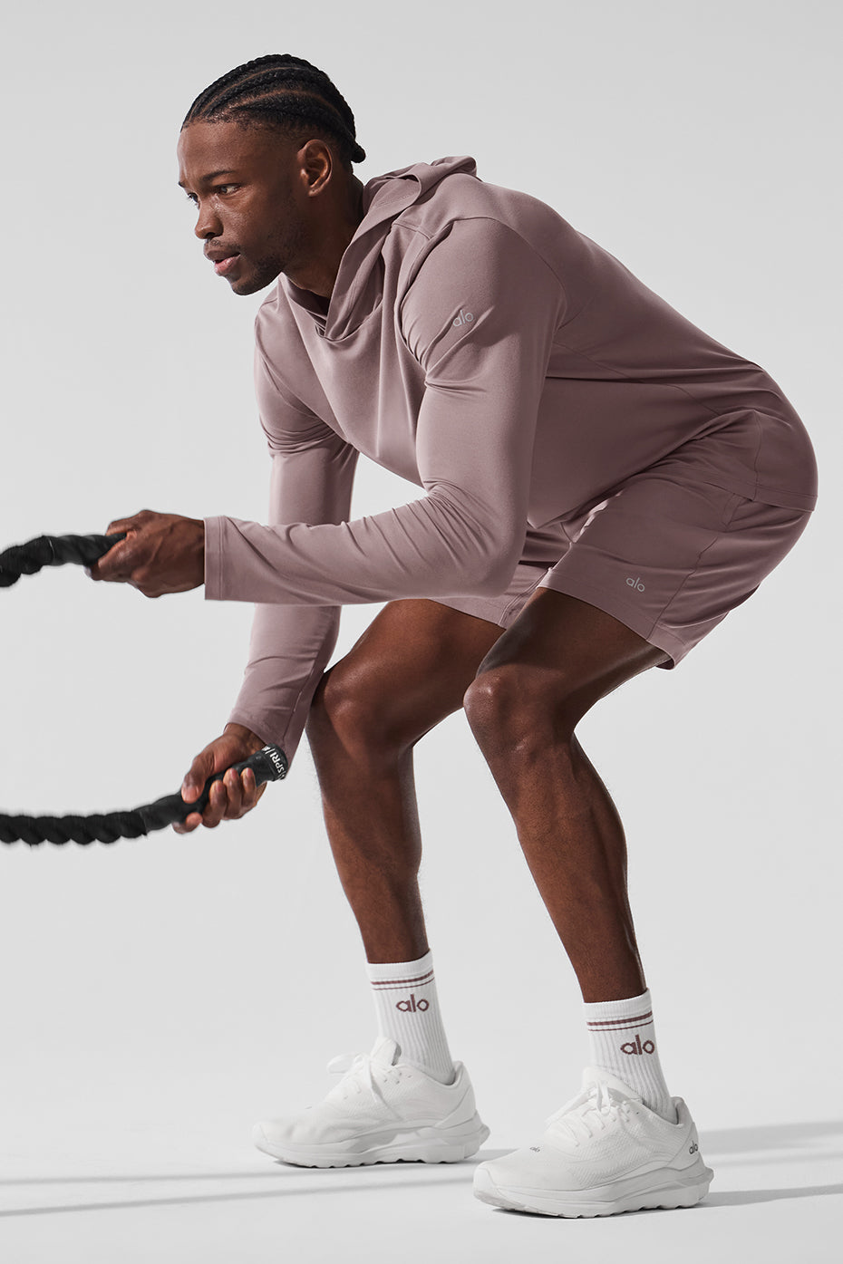 Ultimate Conquer Reform Long Sleeve Hoodie - Mushroom