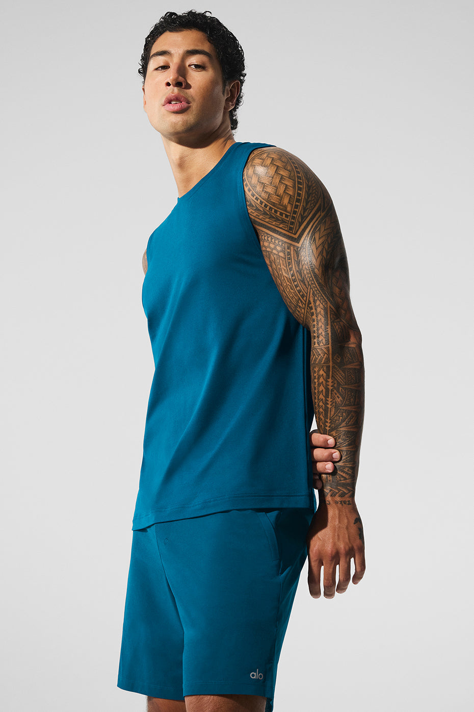 Ultimate Conquer Muscle Tank - Eclipse Blue