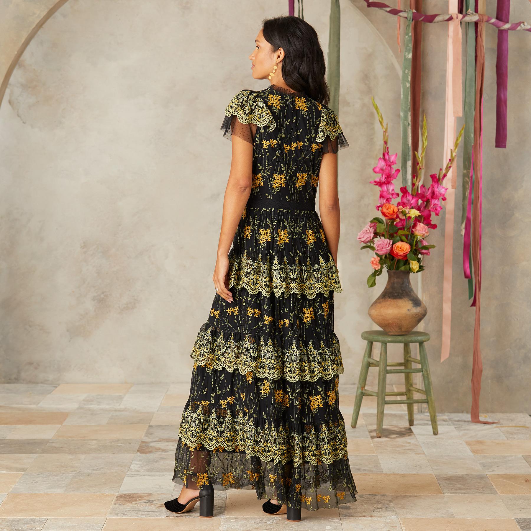Premium Hillary Embroidered Dress