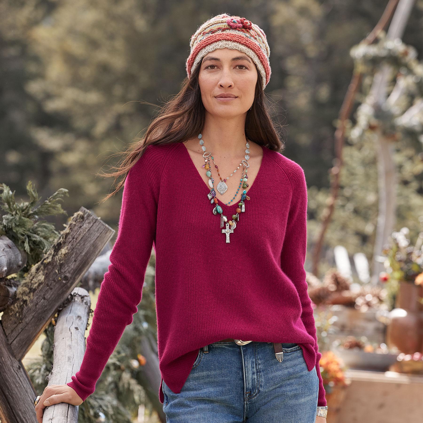 Premium Rowan Petite Cashmere Sweater