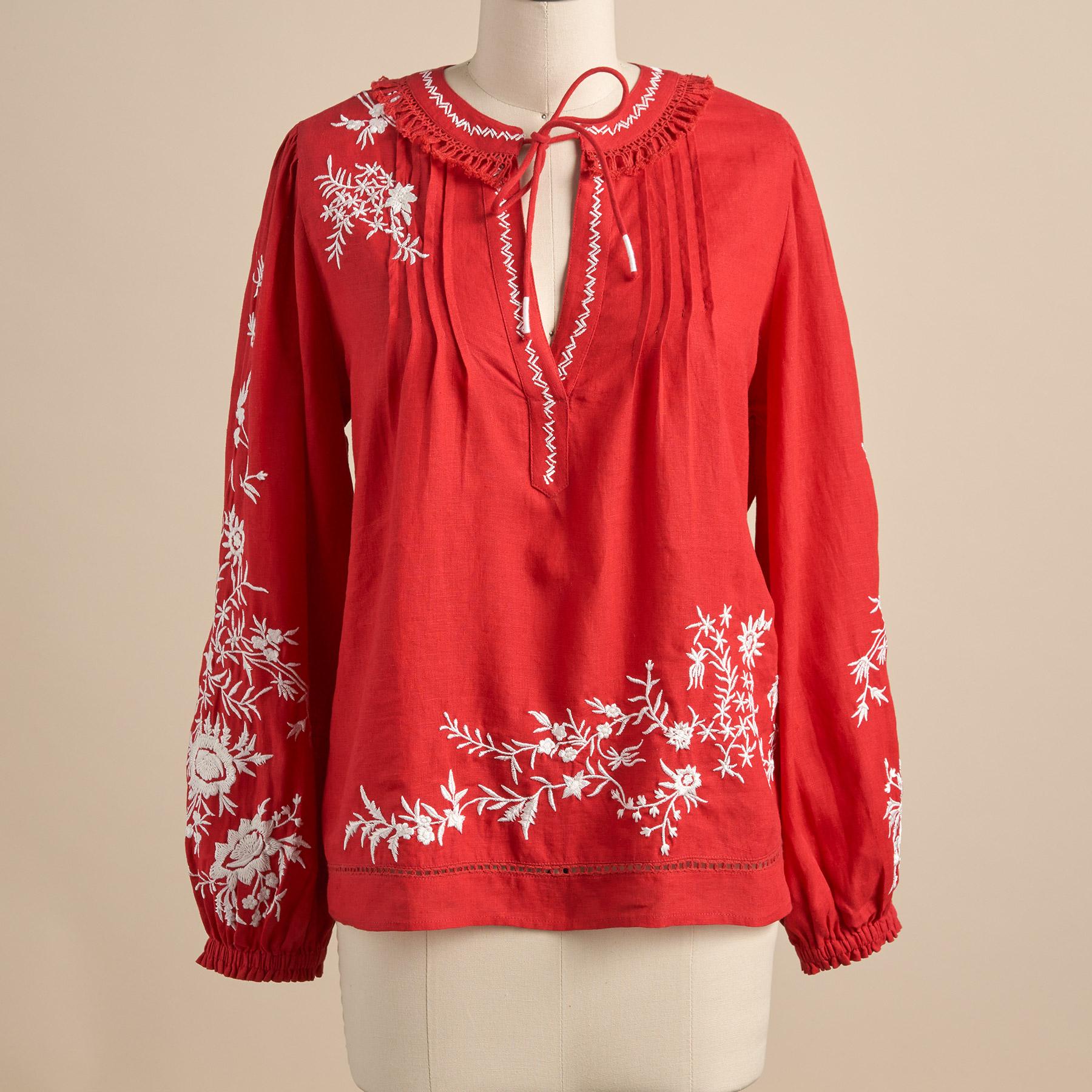 Premium Geraldine Floral Petite Top
