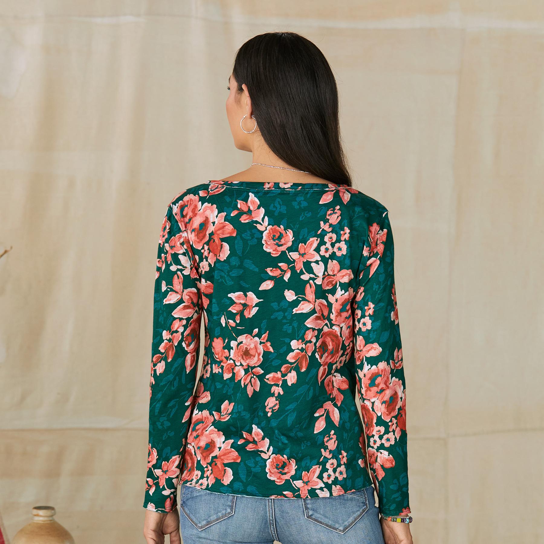Premium Rosey Delights Petite Top
