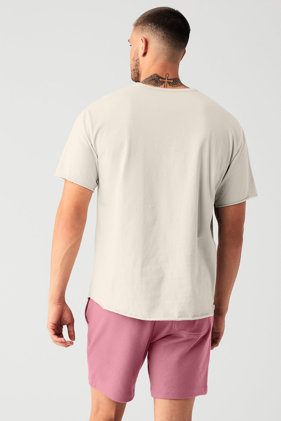 Premium Society Crewneck Tee - Bone