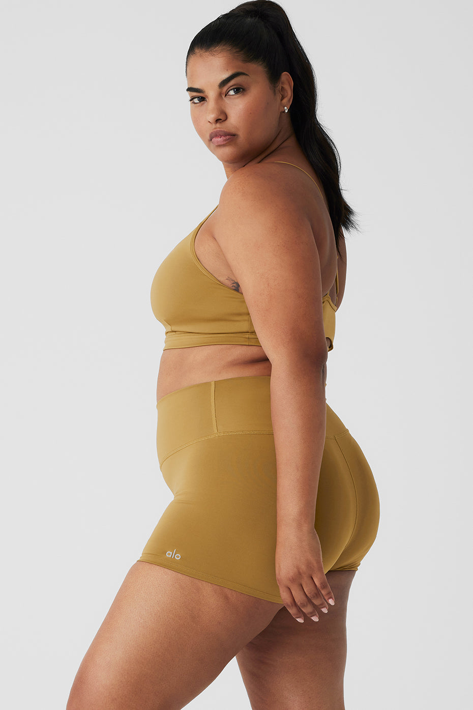 Premium Airlift Intrigue Bra - Golden Olive Branch