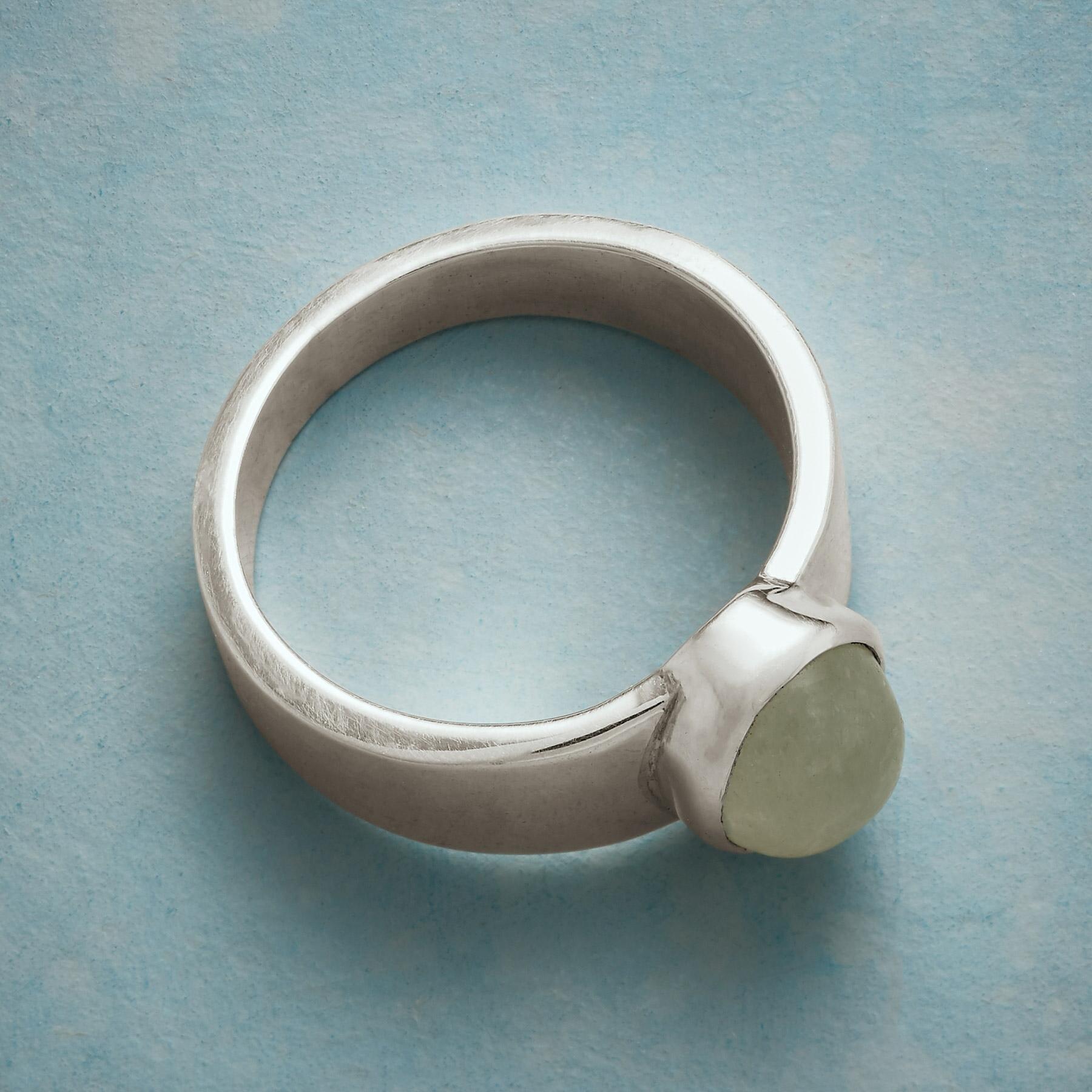 Premium On The Square Jade Ring