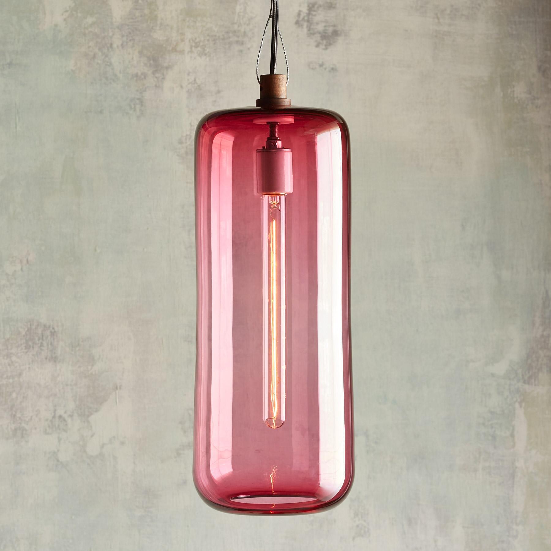 Premium Salon Glass Cylinder Pendant