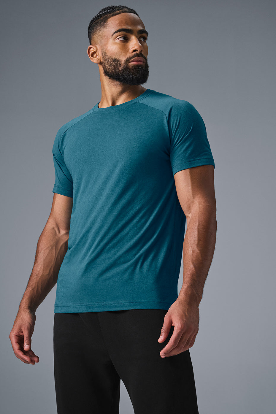 Premium Triumph Raglan Tee - Oceanic Teal