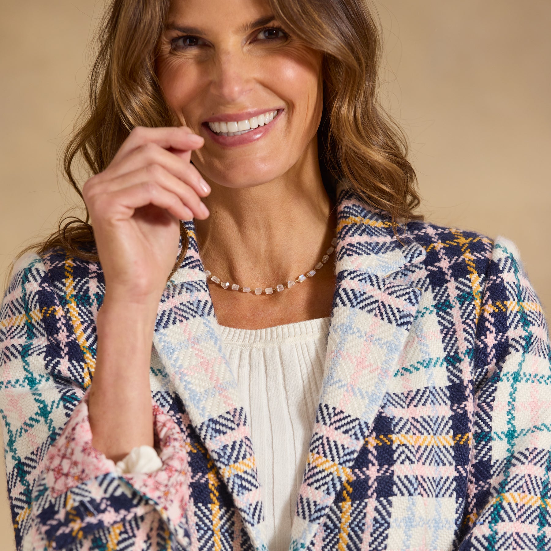Premium Delilah Plaid Coat
